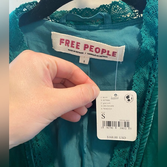 Free People Velvet Tie-Front Jacket - Picture 8 of 10